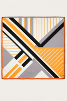 czarny/żółty/geometryczny