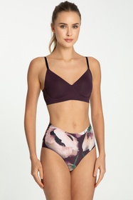 Wysokie figi Julimex Simple Maxi velvet bloom