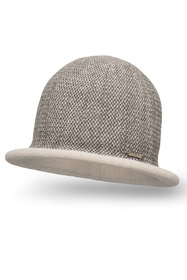 Kapelusz Vivisence 7044 beżowa pepitka 
