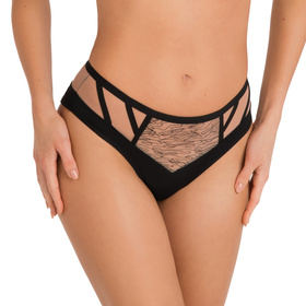 Majtki brazyliany Gorsenia K809 Cora czarny