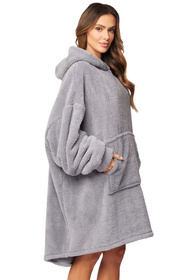 Komplet kocobluza i skarpety Vivisence 5028Kmpl szary