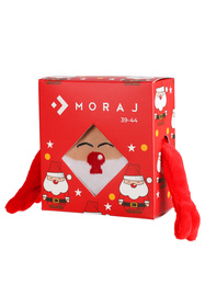Skarpety za kostkę Moraj CSLS250-028 red