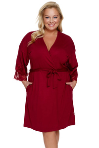 Szlafrok Doctor Nap SWW.7261 burgundy red