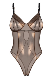 Body sexy Obsessive Soranna crotchless teddy black