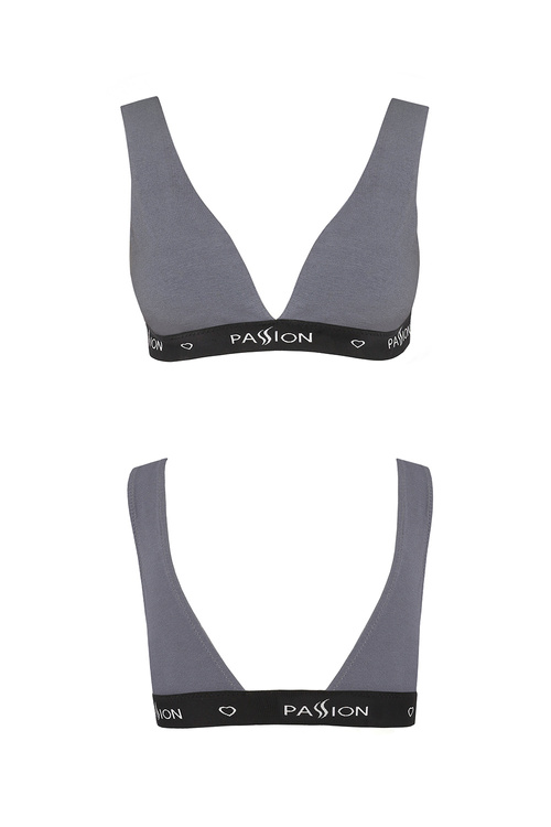 Biustonosz sportowy Passion PS015 dark grey
