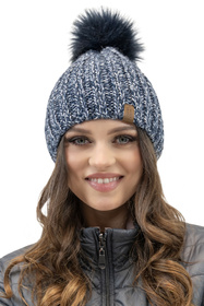 Czapka Vivisence 7086 granatowy