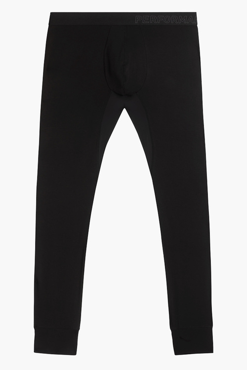 Atlantic BML-016 legginsy męskie bambusowe dopasowane czarny