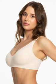 Biustonosz braletka Julimex Jelly Bra Basic beżowy