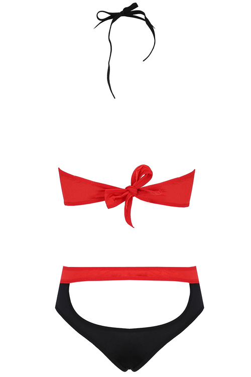 Nocna komplet biustonosz + figi Avanua Harper set red 