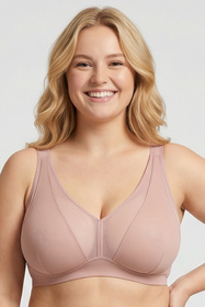 Vivisence 1088 biustonosz miękki z podtrzymaniem bocznym różowy