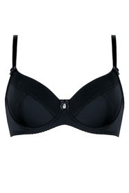 Biustonosz usztywniany Unikat Celina czarny