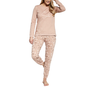 Nocna piżama Cornette DR Smile 160/349 beżowy