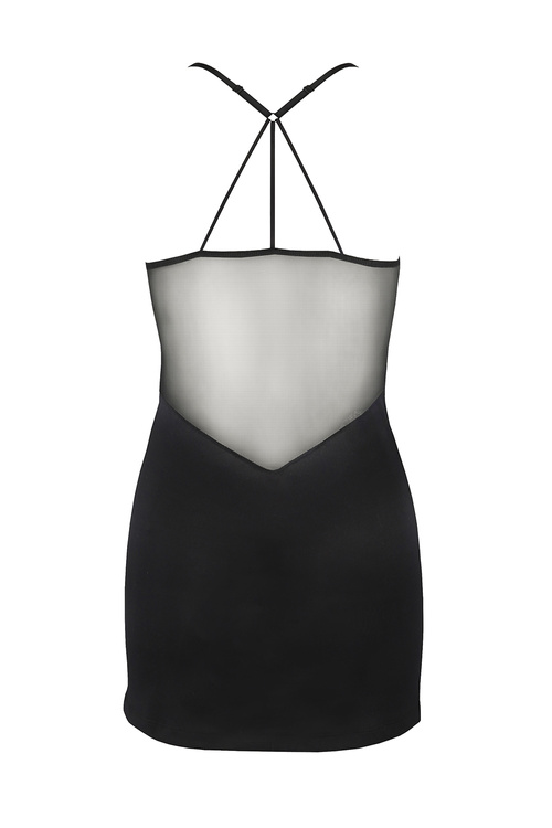 Nocna komplet koszulka + stringi Avanua Quella chemise black