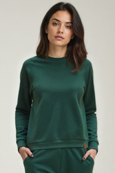 Bluza nierozpinana Vivisence 9004 zielony