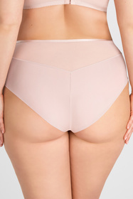 Majtki figi Gorsenia K832 Flower Bomb beżowy