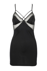 Nocna komplet koszulka + stringi Avanua Quella chemise black