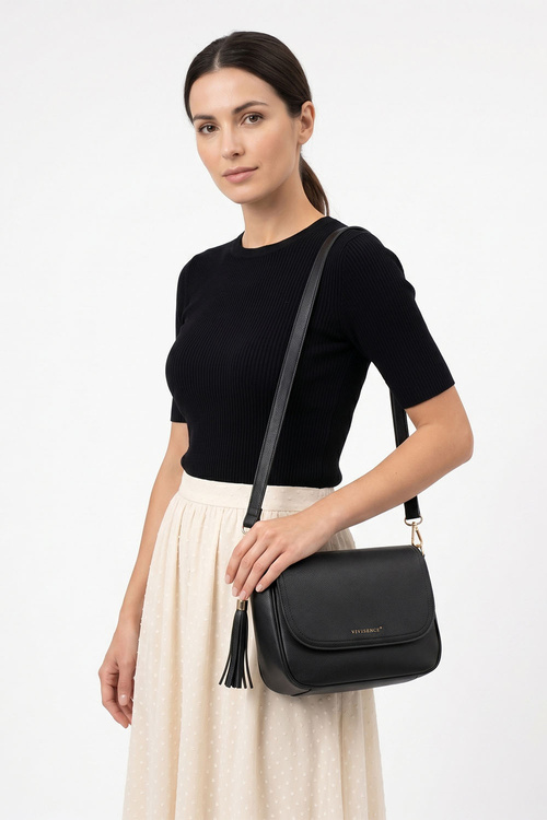 Vivisence T0025 torebka na ramię z regulowanym paskiem black