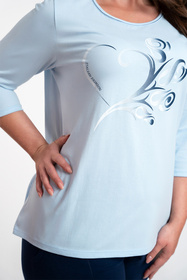 Nocna piżama Italian Fashion Arietta r.3/4 sp.3/4 niebieski 