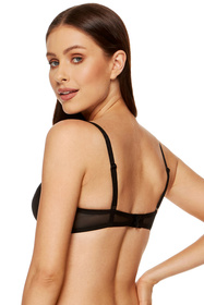 Biustonosz push-up Gorteks Zara/B1 czarny 