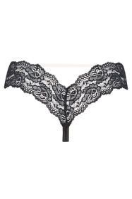 Beauty Night Selina BN6508 brazyliany z koronką black