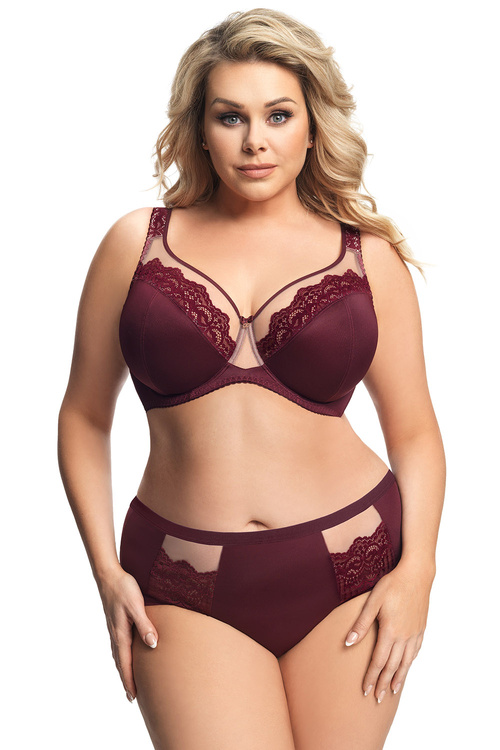 Gorsenia K442 Luisse Majtki figi, bordo