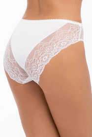 Babell BBL 173 Majtki wysokie figi, biały