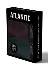Atlantic 2MP-1588 2-pack slipy Magic Pocket niski stan, zielony/brąz