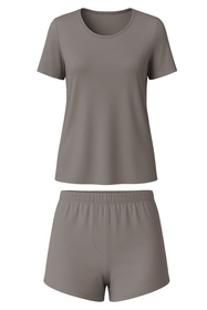 Komplet koszulka + szorty Vivisence 2042 szary