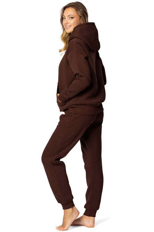 Komplet bluza+spodnie Dkaren DK-K-B6 czekolada