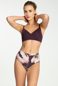 Wysokie figi Julimex Simple Maxi velvet bloom