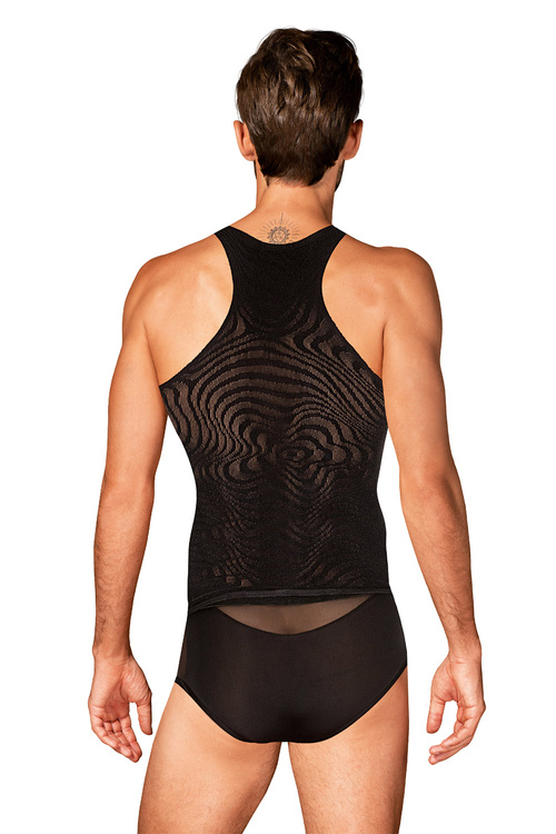 Koszulka bez rękawów Obsessive T103 sleeveless czarny