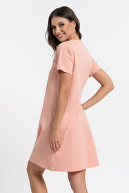 Moraj PDK2800-005 koszula nocna bawełniana krótki rękaw pink