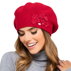 Kamea Arizona Nakrycie głowy beret, czerwony