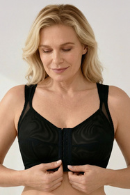 Biustonosz zapinany z przodu Vivisence 1087 czarny