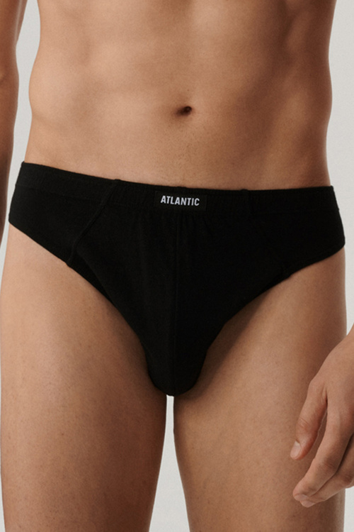 Atlantic 3BMP 322 3 pack slipy klasyczne bawełniane biały