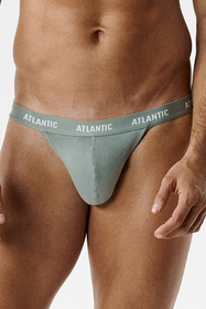 Atlantic 3MP-1576 slipy 3-pack z elastycznym pasem granat/ciemnoniebieski/khaki