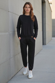 Bluza nierozpinana Vivisence 9004 czarny