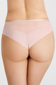 Majtki brazyliany Gorsenia K833 Flower Bomb beżowy