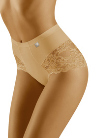 Wysokie figi Wol-Bar Diamond 3506 3-pak beżowy