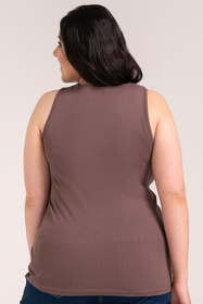Moraj BD1000 300 MAXI koszulka na ramiączkach bawełniana light brown