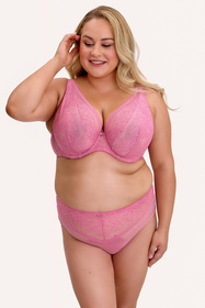 Bella Misteria Różany Pocałunek biustonosz miękki bralette różowy
