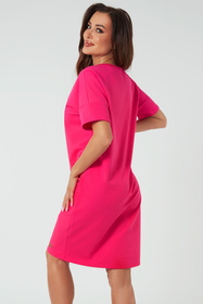 Sukienka Italian Fashion Stella kr.r. fuksja