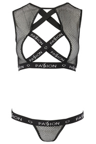 Komplet biustonosz + stringi Passion Debra set black 