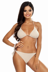 Lorin L1131/2 bikini wiązane na plecach, klasyczne figi beż