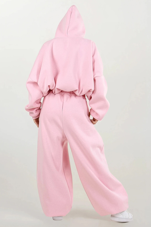 Komplet bluza+spodnie Dkaren DK-K-B27 jasny róż