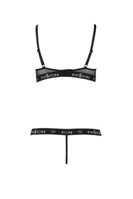Nocna komplet biustonosz + stringi Passion Kyouka set black 