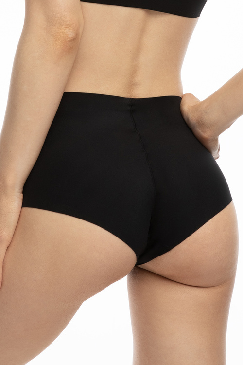 Wysokie figi Julimex Infinity Boyshort Maxi czarny