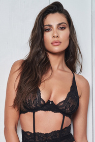 Braletka Obsessive Nutris bra czarny 