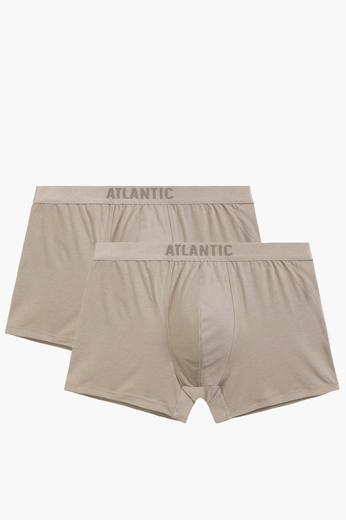 Atlantic 2BMH-012 bokserki 2-pack modal i bawełna pima biały