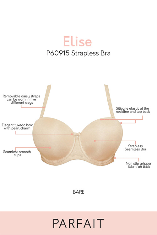 Biustonosz bardotka Parfait P60915 Elise bare